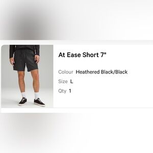 Lululemon Men's At Ease Short 7"